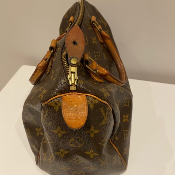 Vintage authentic monogram speedy 25 Louis Vuitton purse bag - Picture 2 of 5